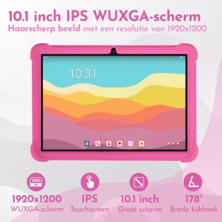 Bon Bon Electronics 10.1 Inch Kindertablet Deluxe Roze