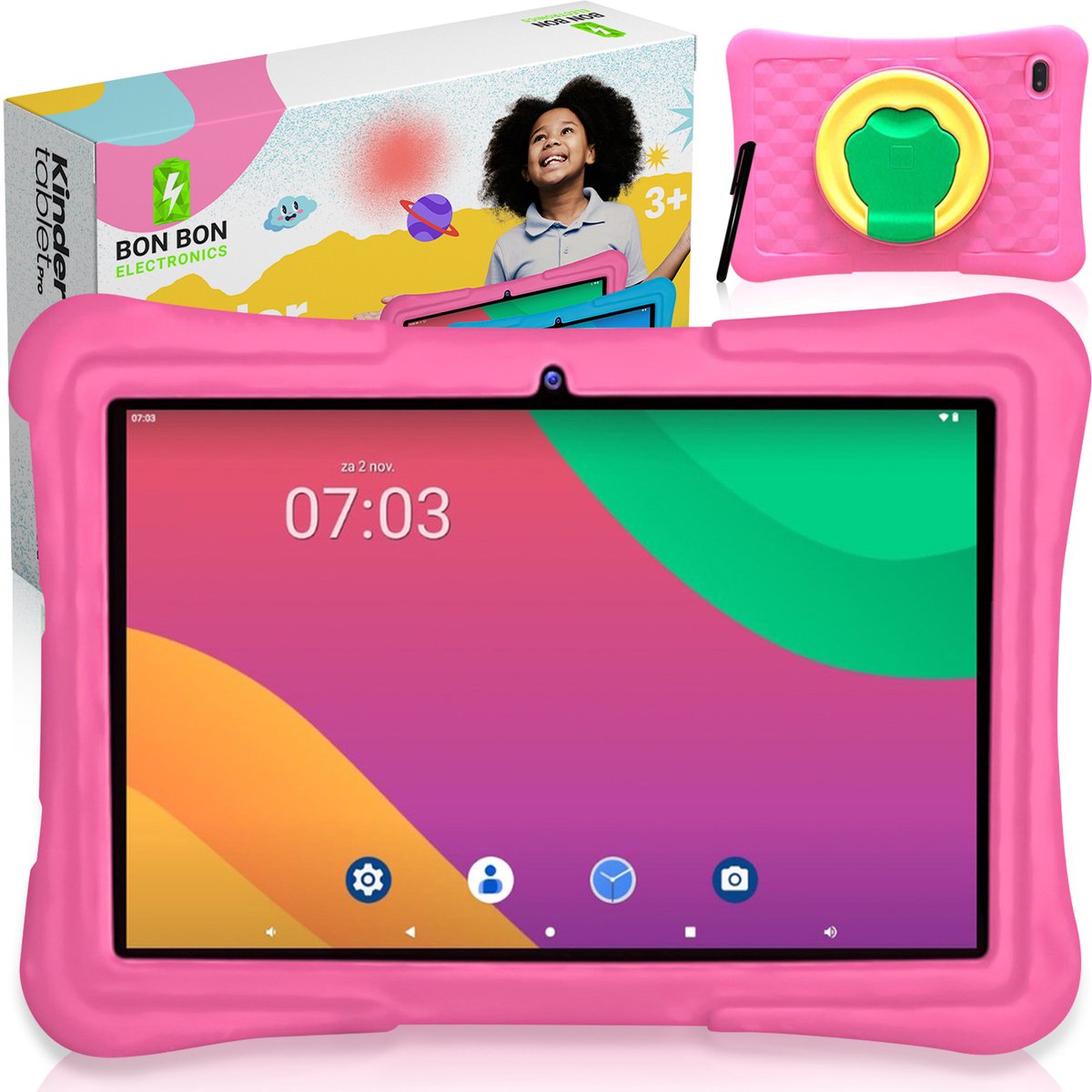 Bon Bon Electronics 10.1 Inch Kindertablet Pro Roze