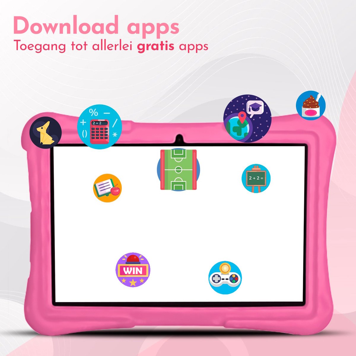 Bon Bon Electronics 10.1 Inch Kindertablet Pro Roze