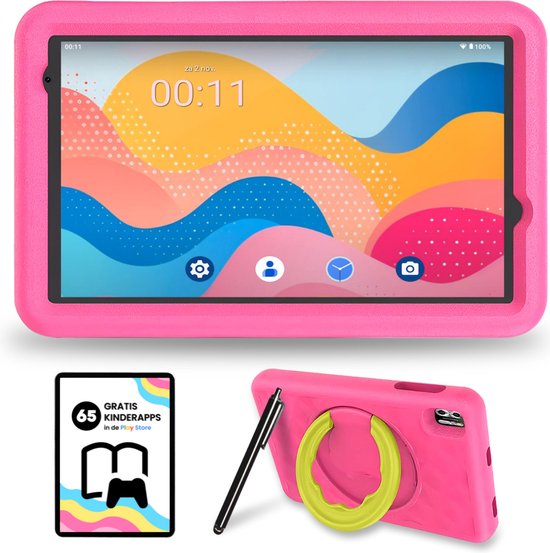 Bon Bon Electronics 8 Inch Kindertablet Mini Roze: Dé Start van Digitaal Avontuur voor Kinderen