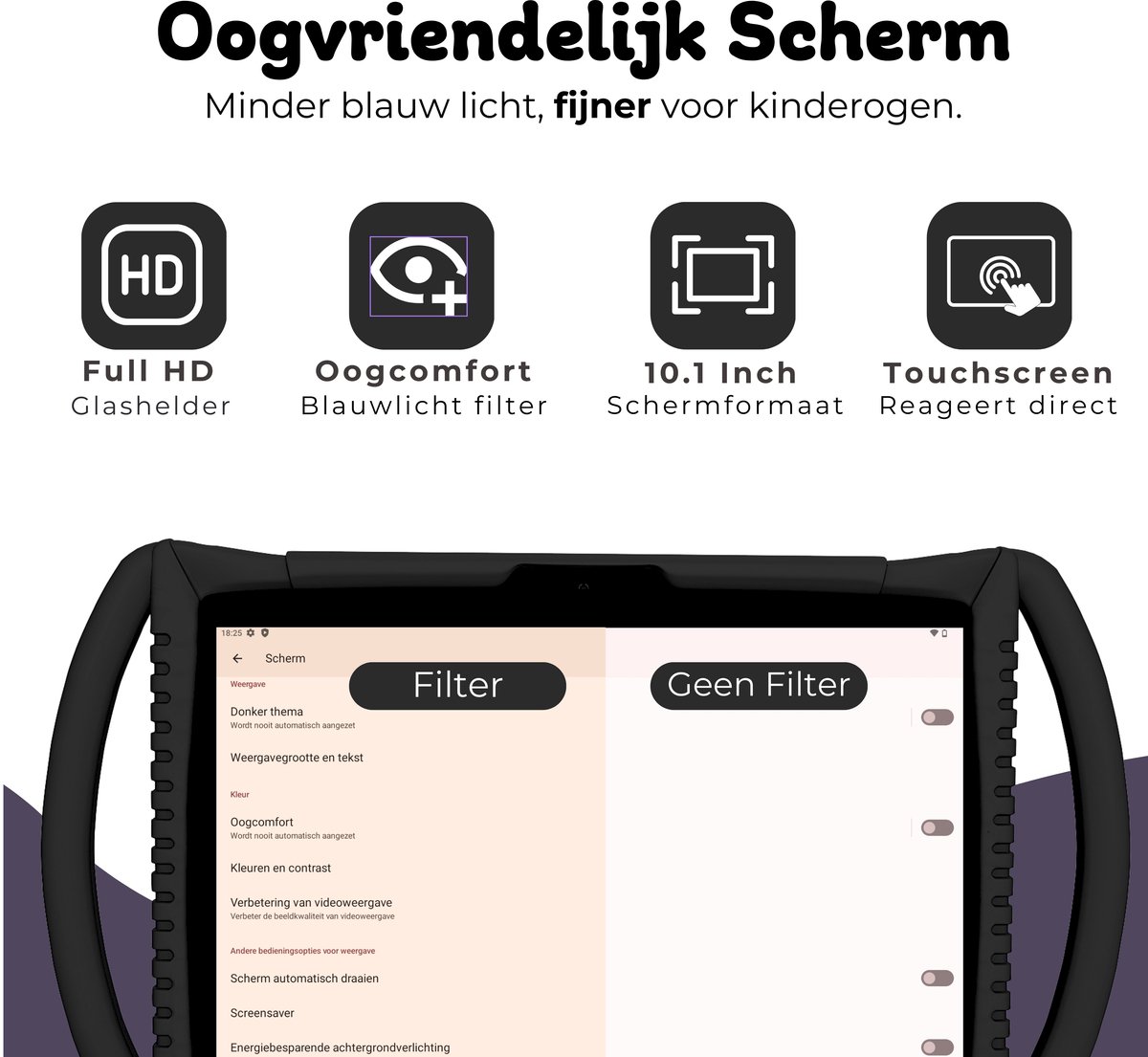 Bosstony Snelle Kids Tablet 10 inch 192 GB