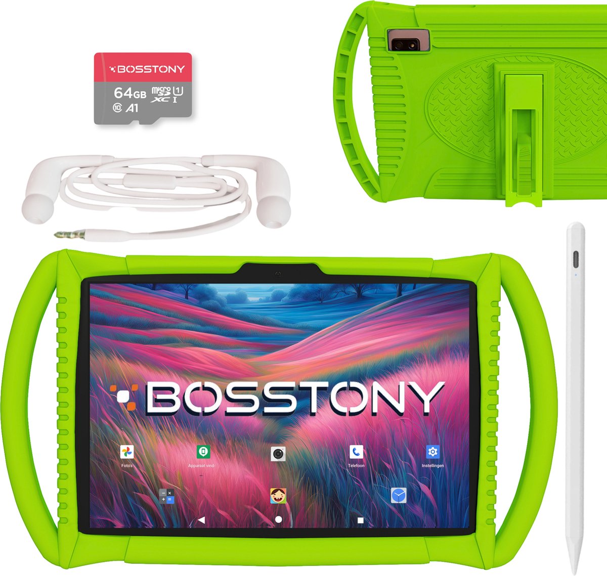 Bosstony Snelle Kids Tablet 10 inch Android 13