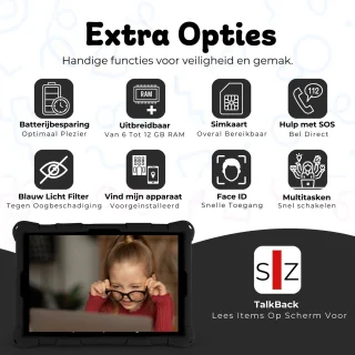 Bosstony Snelle Kids Tablet 10 inch Android 13