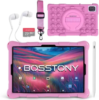Bosstony Snelle Kids Tablet 10 inch Android 13 Kindertablet
