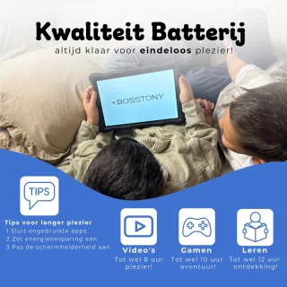 Bosstony Snelle Kids Tablet 10 inch Android 13