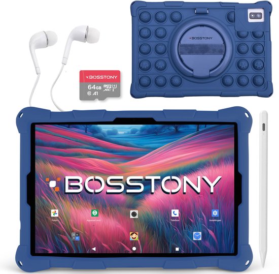 Bosstony Snelle Kids Tablet 10 inch Android 13