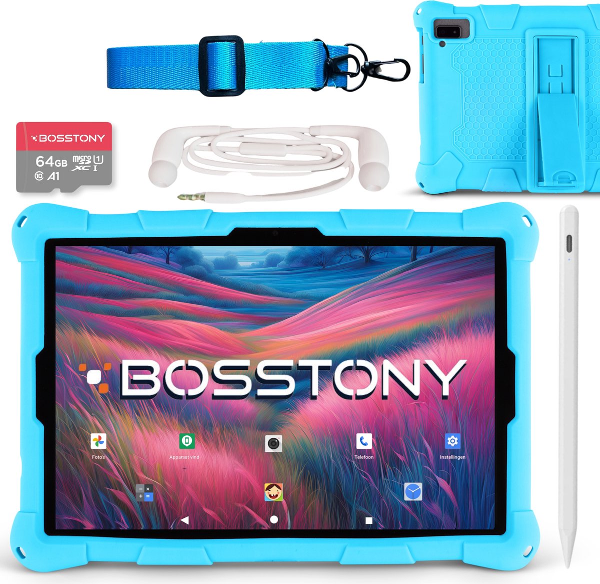 Bosstony Snelle Kids Tablet 10 inch Android 13