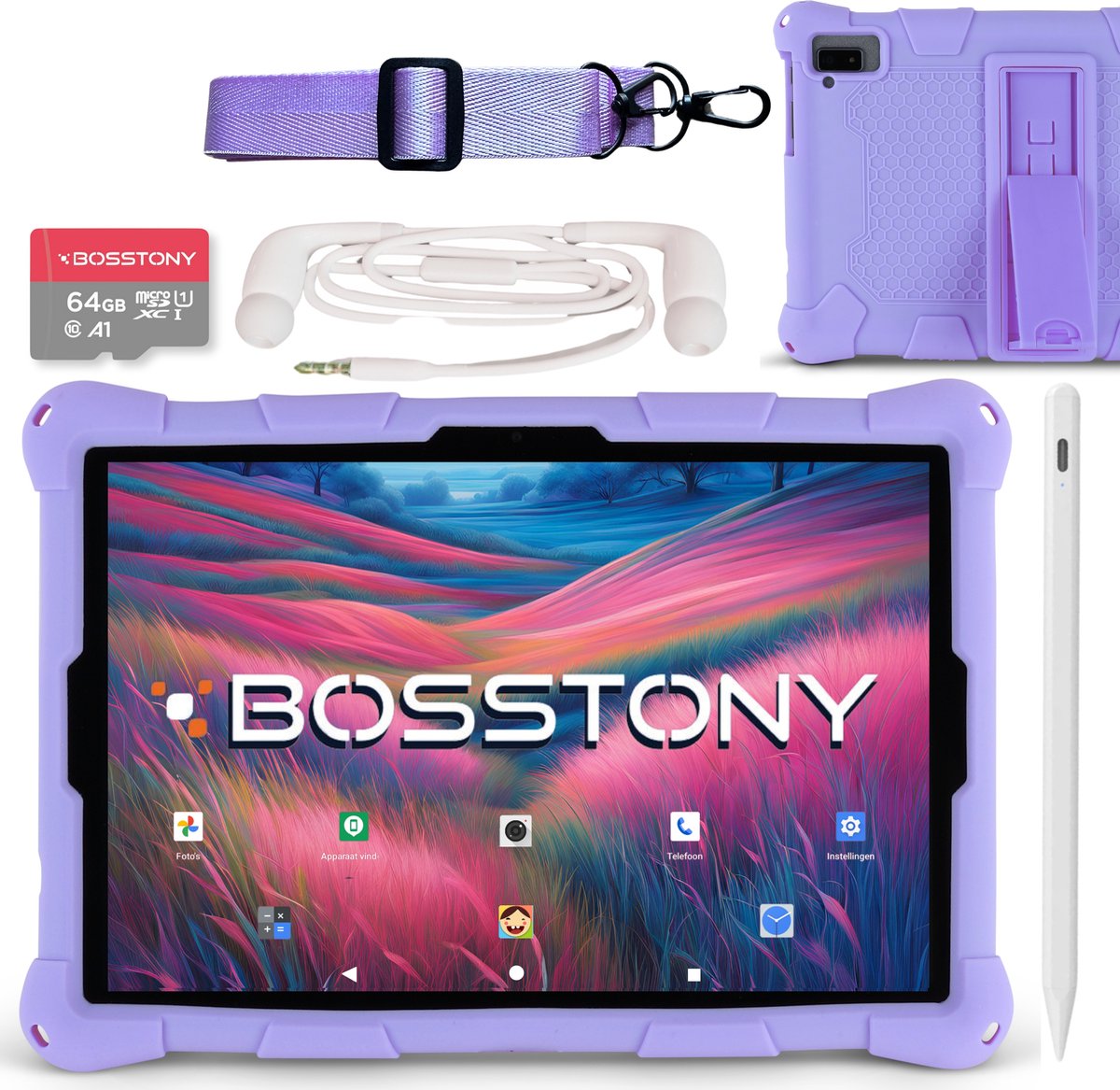 Bosstony Snelle Kids Tablet 10 inch Android 13