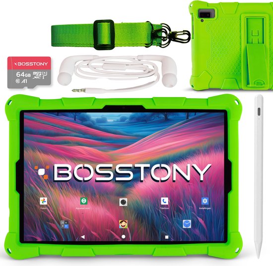 Bosstony Snelle Kids Tablet 10 inch Android 13