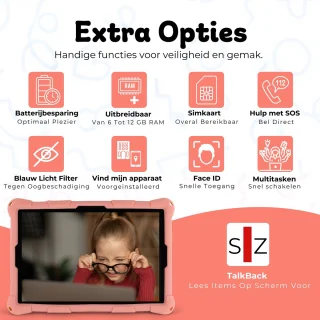 Bosstony Snelle Kids Tablet 10 inch Android 13