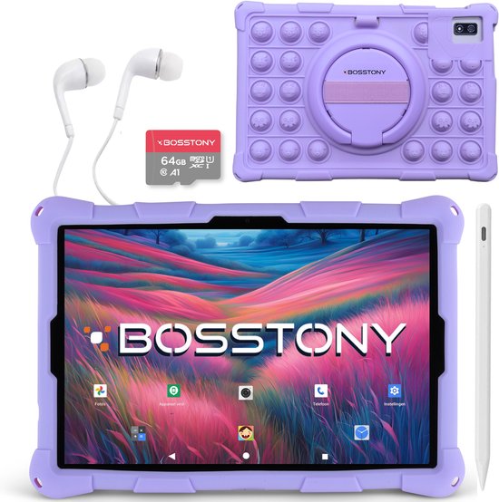 Bosstony Snelle Kids Tablet 10 inch Android 13