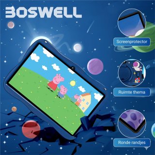 Wat vinden we goed aan de BOSWELL Kindertablet 8 inch - Blauw