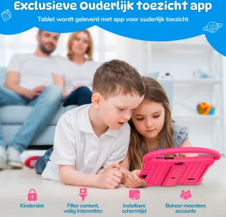 Buzzle X1 Kindertablet 7 Inch 32GB Roze