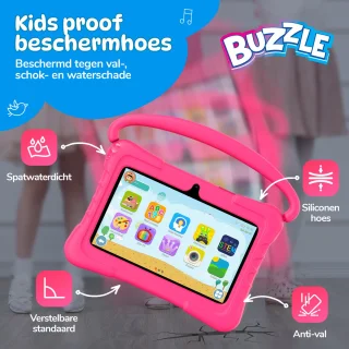 Buzzle X1 Kindertablet 7 Inch 32GB Roze