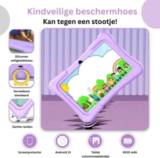 CLGP Kindertablet Paars voor 3+ Jaar