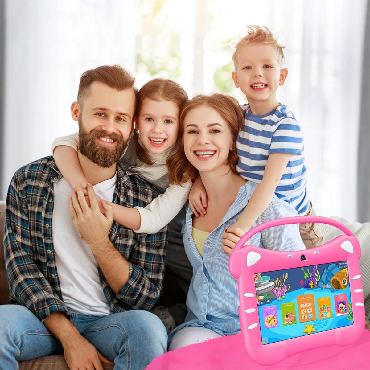 CLGP® Kindertablet Roze Voor Kinderen Vanaf 3 Jaar