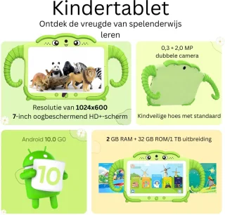 CLVP Kindertablet Groen Vanaf 3 Jaar
