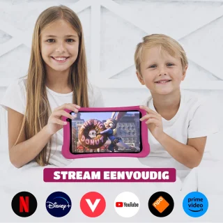 CNSee Kindertablet 7 inch Roze - 2GB RAM 32GB ROM Android 12