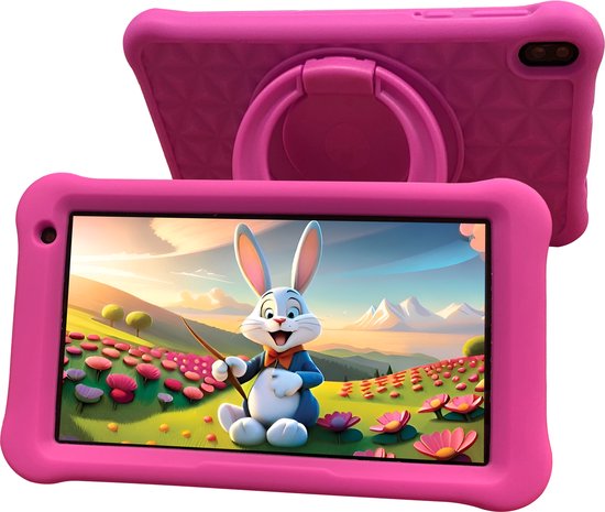 CNSee Kindertablet 7 inch Roze - 2GB RAM 32GB ROM Android 12