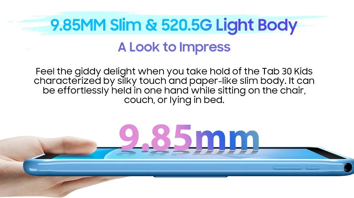 Collox Tablet Kinderen 10.1 inch Android 13 2GB 64GB Blauw