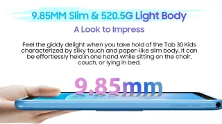 Collox Tablet Kinderen 10.1 inch Android 13 2GB 64GB Blauw