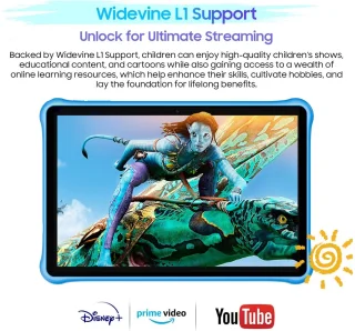 Collox Tablet Kinderen 10.1 inch Android 13 2GB 64GB Blauw