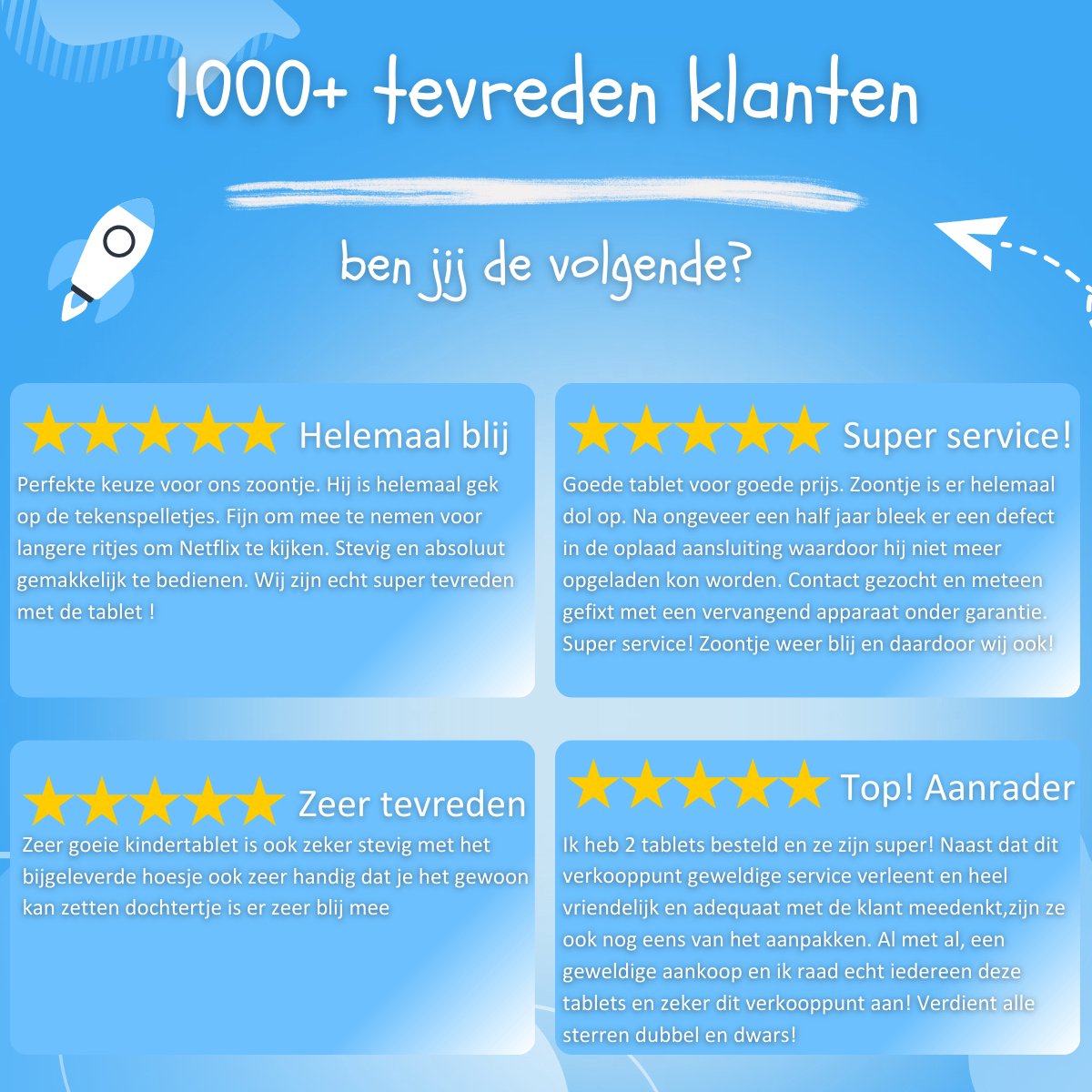 Wat vinden we minder goed