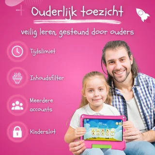 CosmoToys Kids Tablet 7 Inch Android 11 Roze