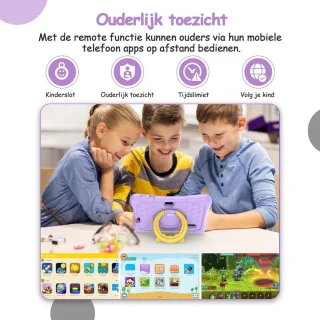 CRLYN® Kindertablet 7" 3+ 13-96GB Paars