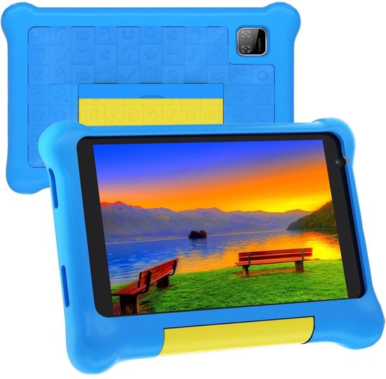 CRLYN Kindertablet 7 inch 128GB Blauw