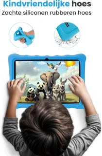 CRVFTED Kids Tablet 10 inch 64GB Blauw