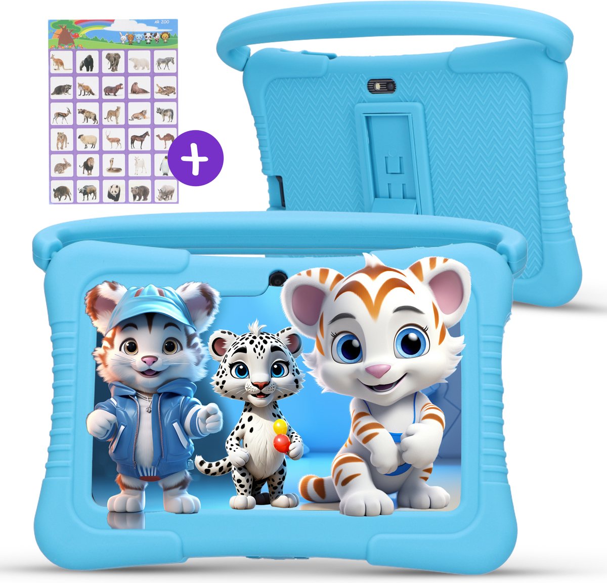 CRVFTED Kindertablet 7 Inch 32GB Blauw