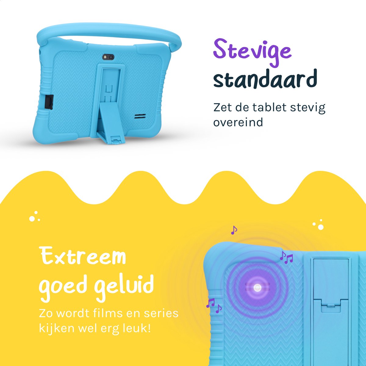 CRVFTED Kindertablet 7 Inch 32GB Blauw