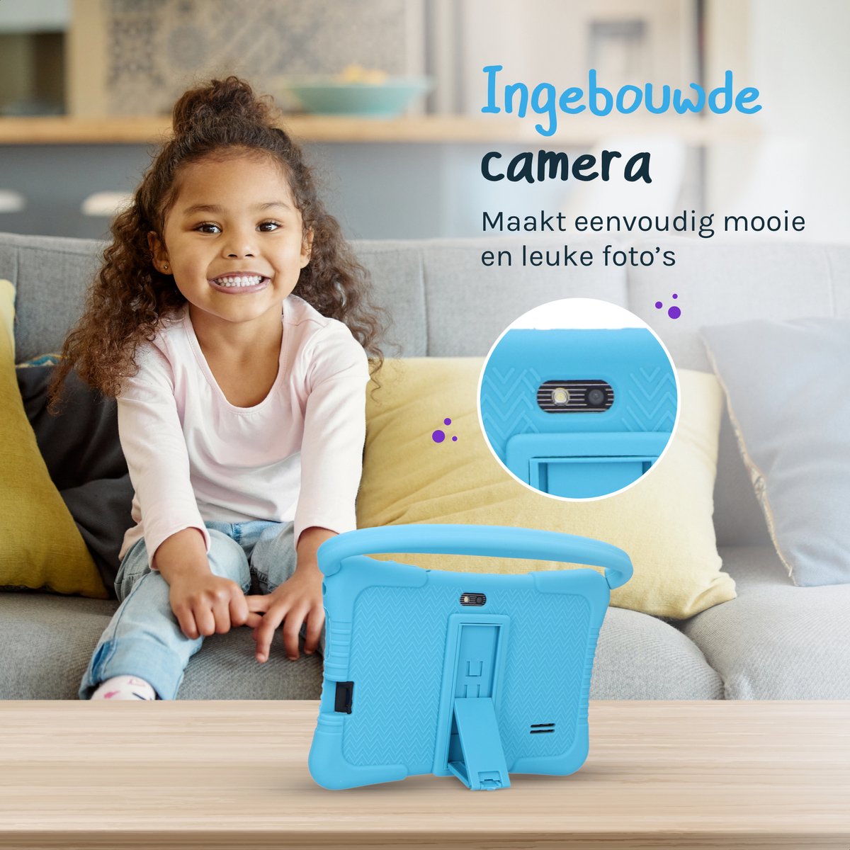 CRVFTED Kindertablet 7 Inch 32GB Blauw