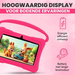Dailygoods® Kindertablet 7 Inch 32GB Roze 2024