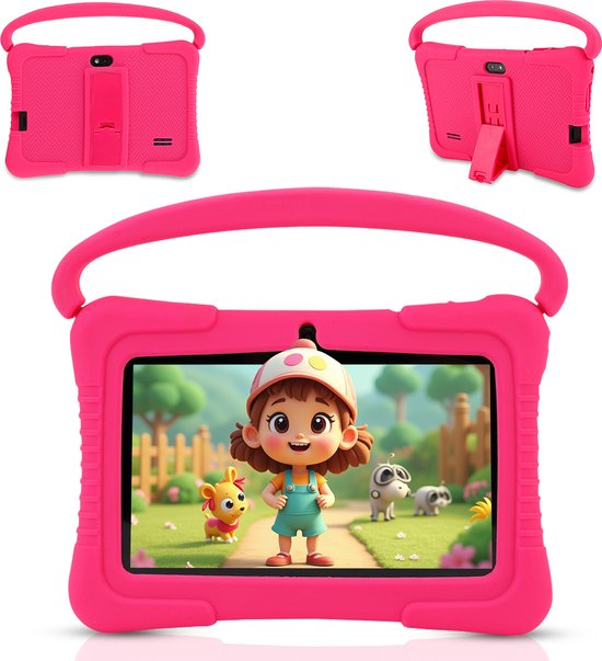 Dailygoods® Kindertablet 7 Inch 32GB Roze 2024