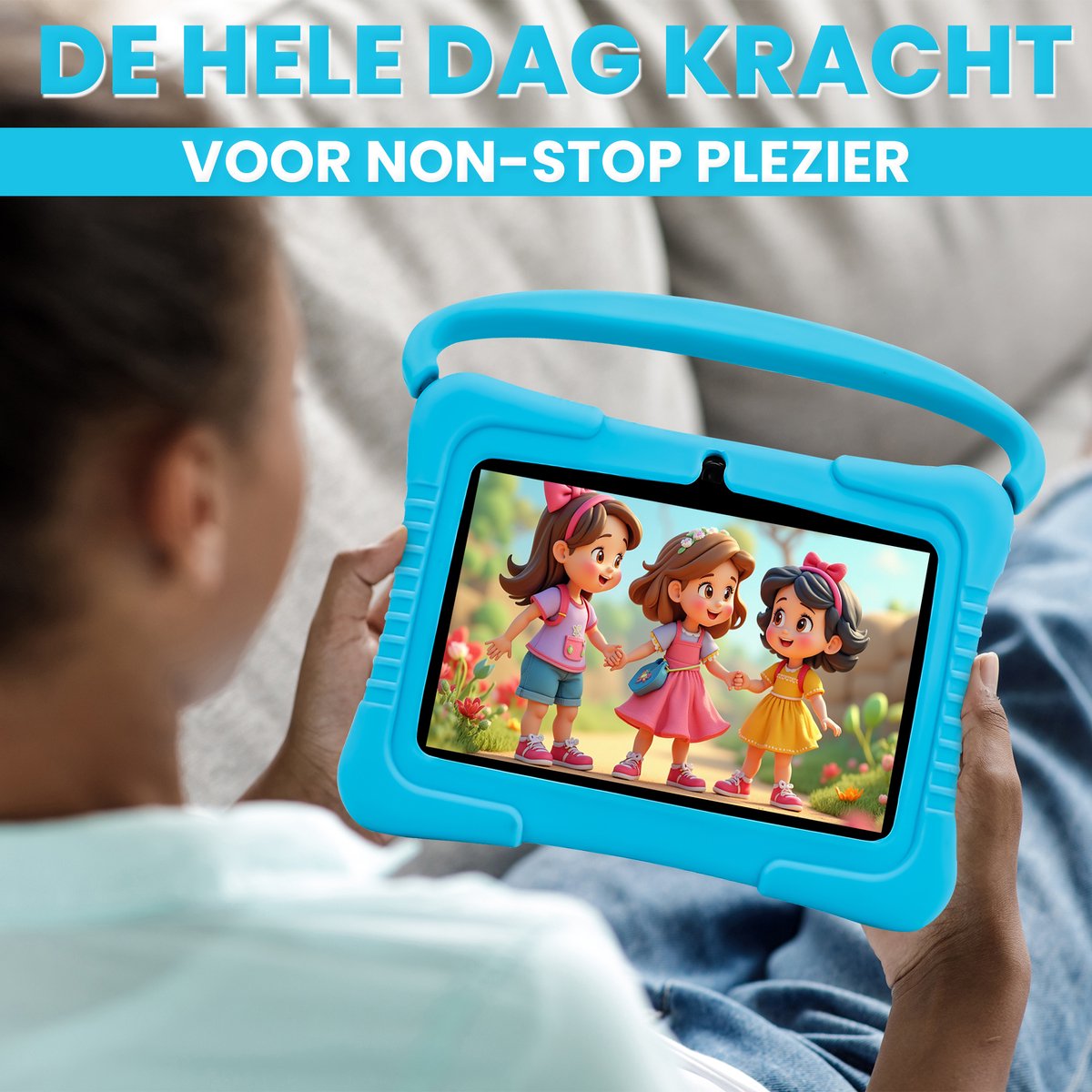 Dailygoods® Kindertablet 7 Inch Blauw 2024 Model 32GB
