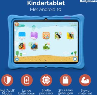 Wat vinden we goed aan de Dailygoods® Kindertablet Blauw