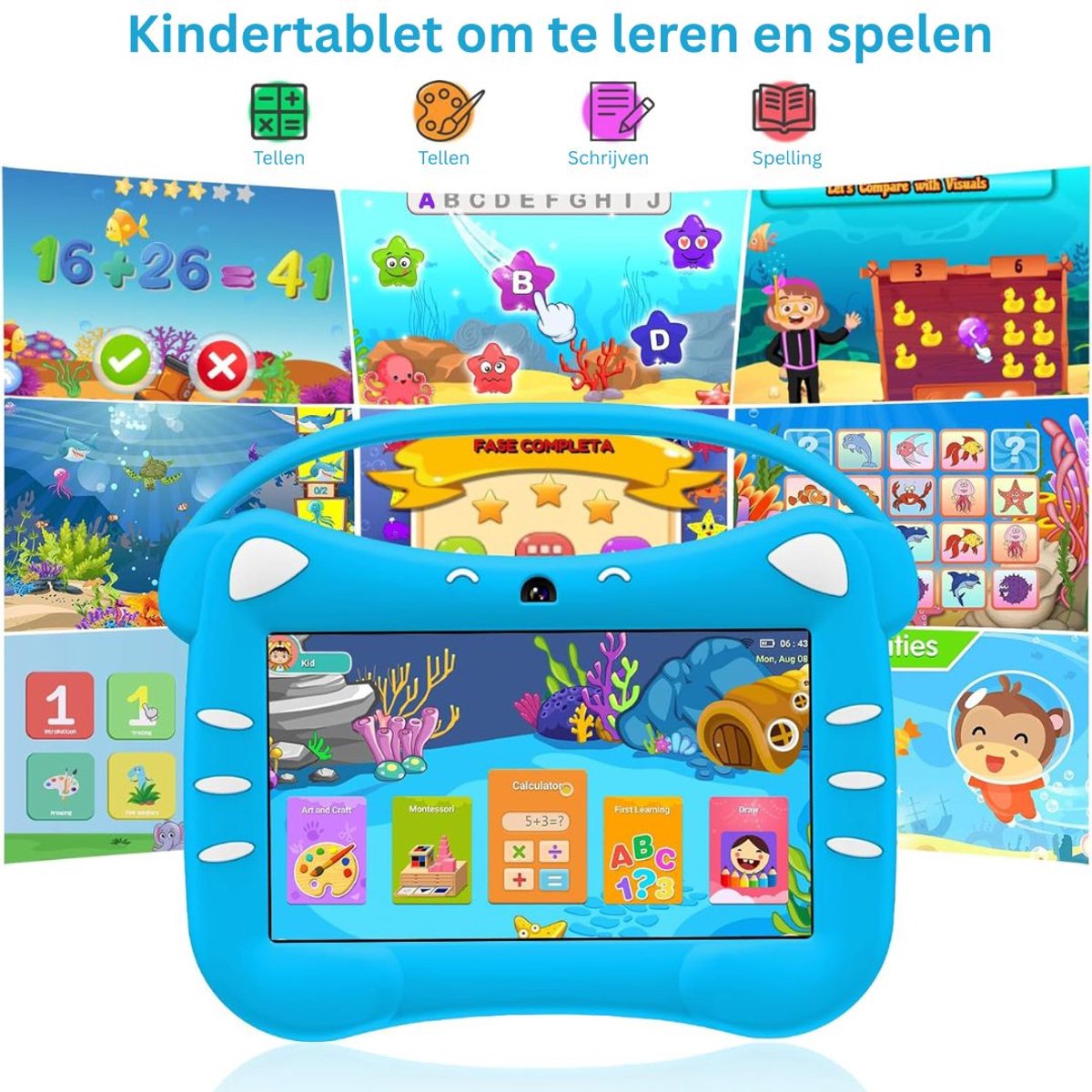 DailySupplies® Kindertablet 7 Inch 32GB