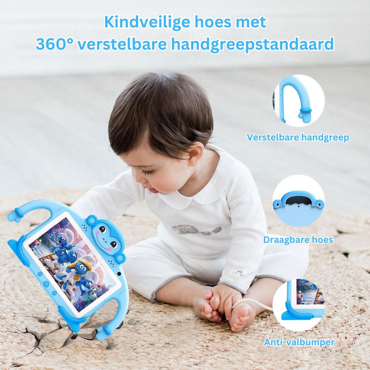 DailySupplies® Kindertablet Blauw 3+
