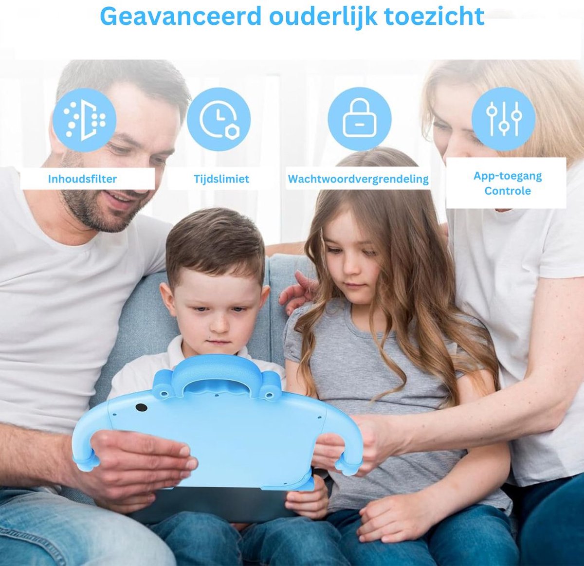 DailySupplies® Kindertablet Blauw 3+