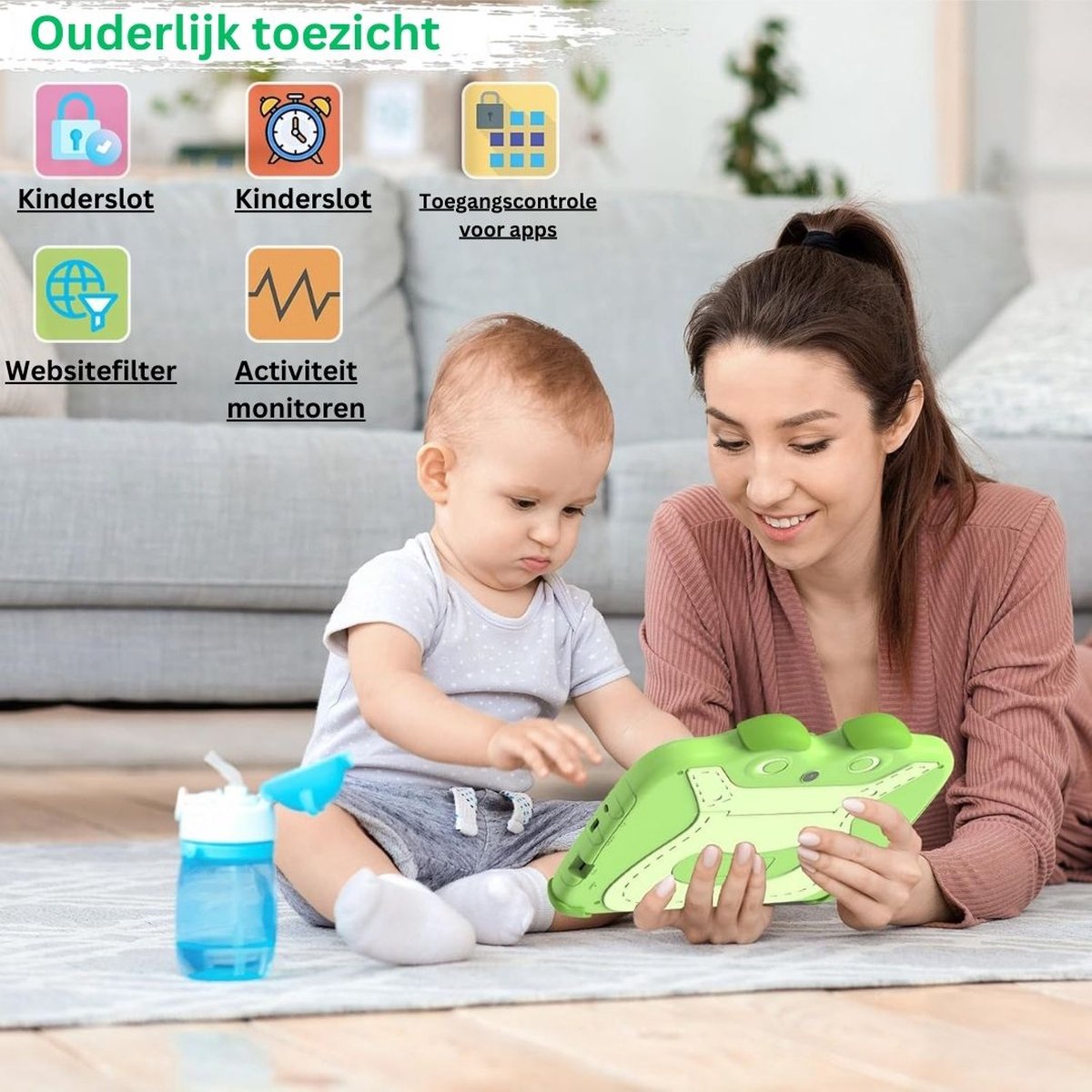DailySupplies Kindertablet Groen 3+