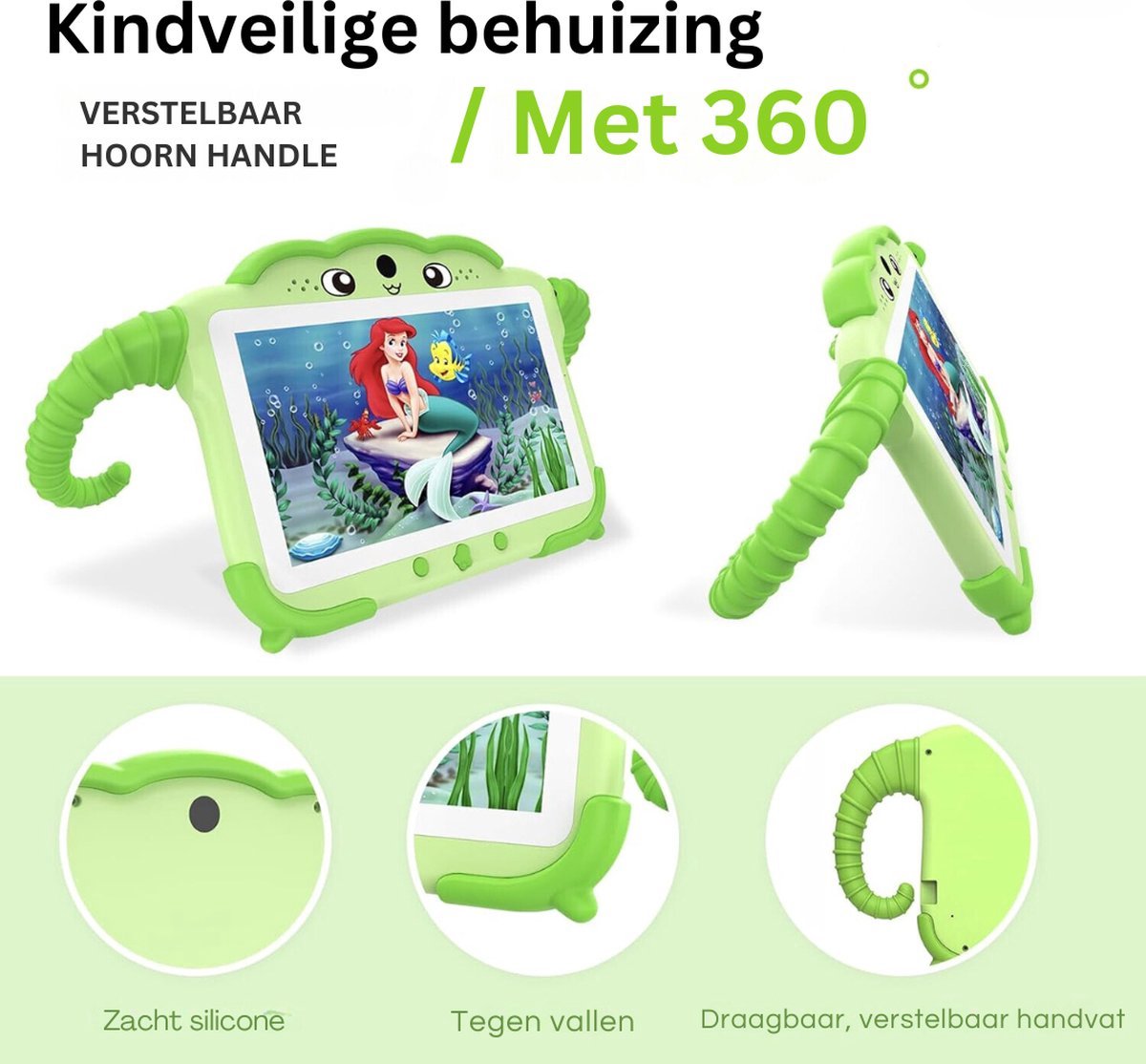 DailySupplies Kindertablet Licht Groen 3+
