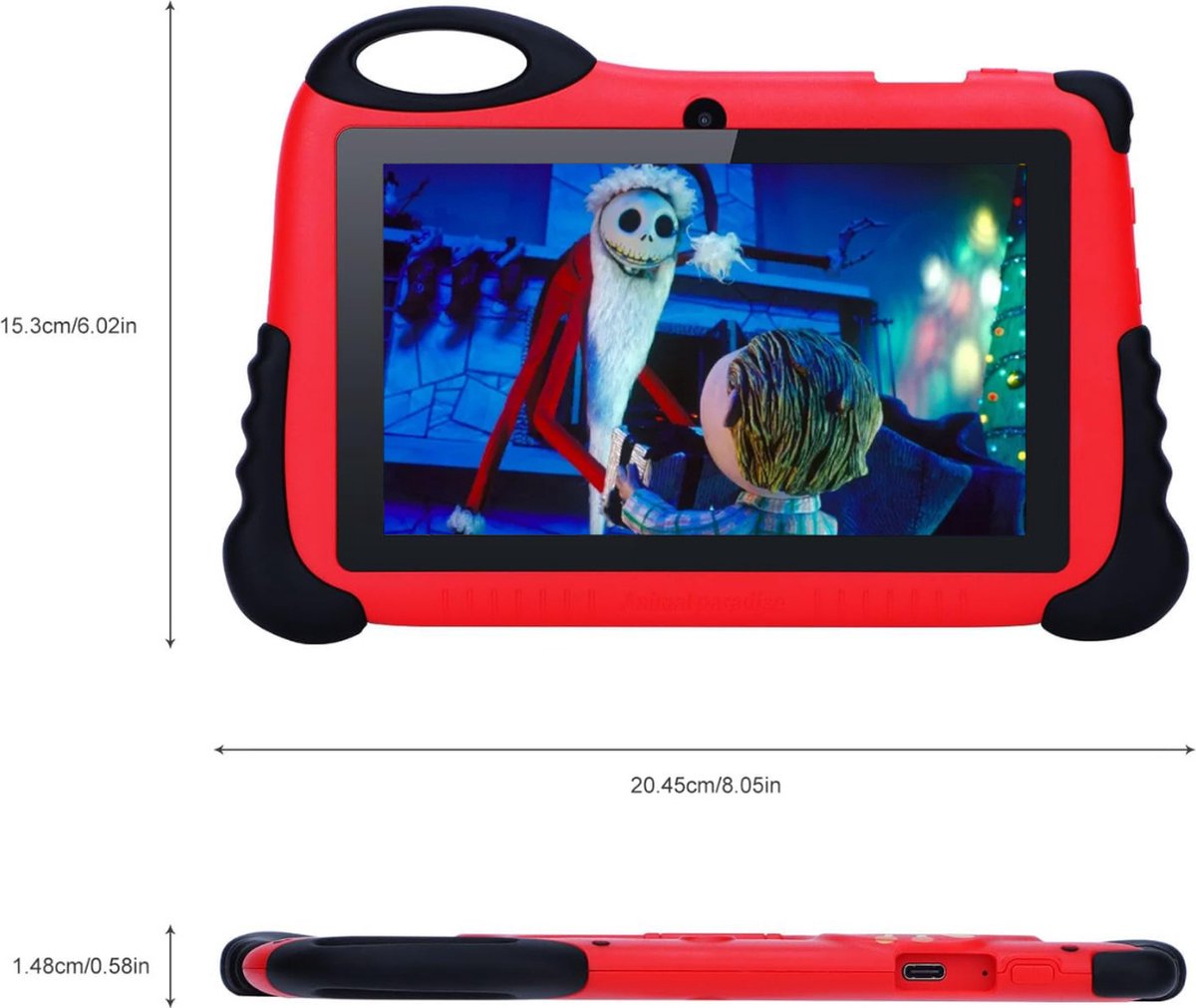 DailySupplies® Kindertablet Rood Vanaf 3 Jaar