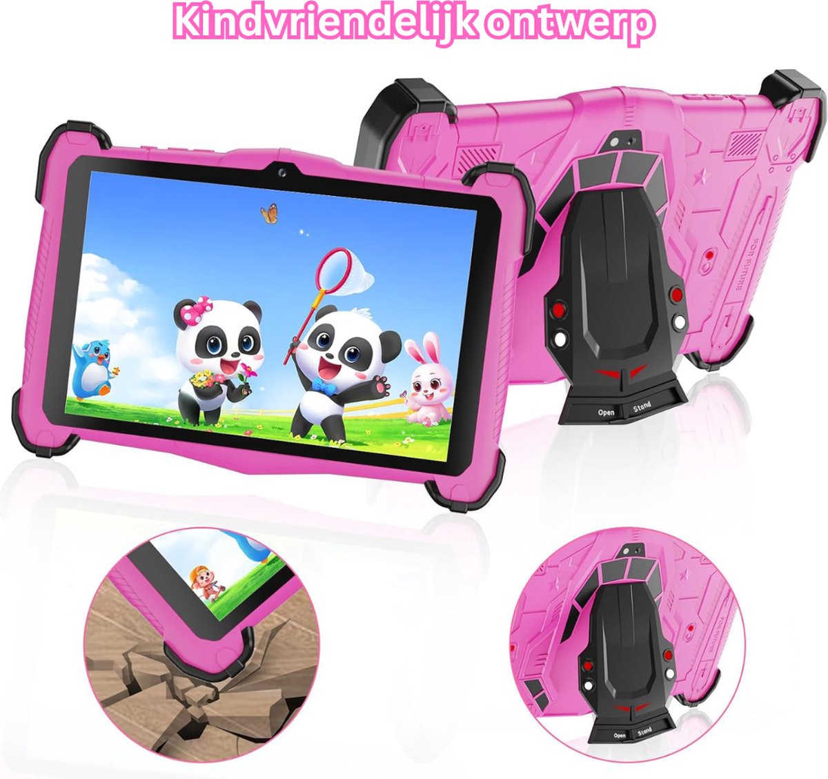 DailySupplies® Kindertablet Roze 3+