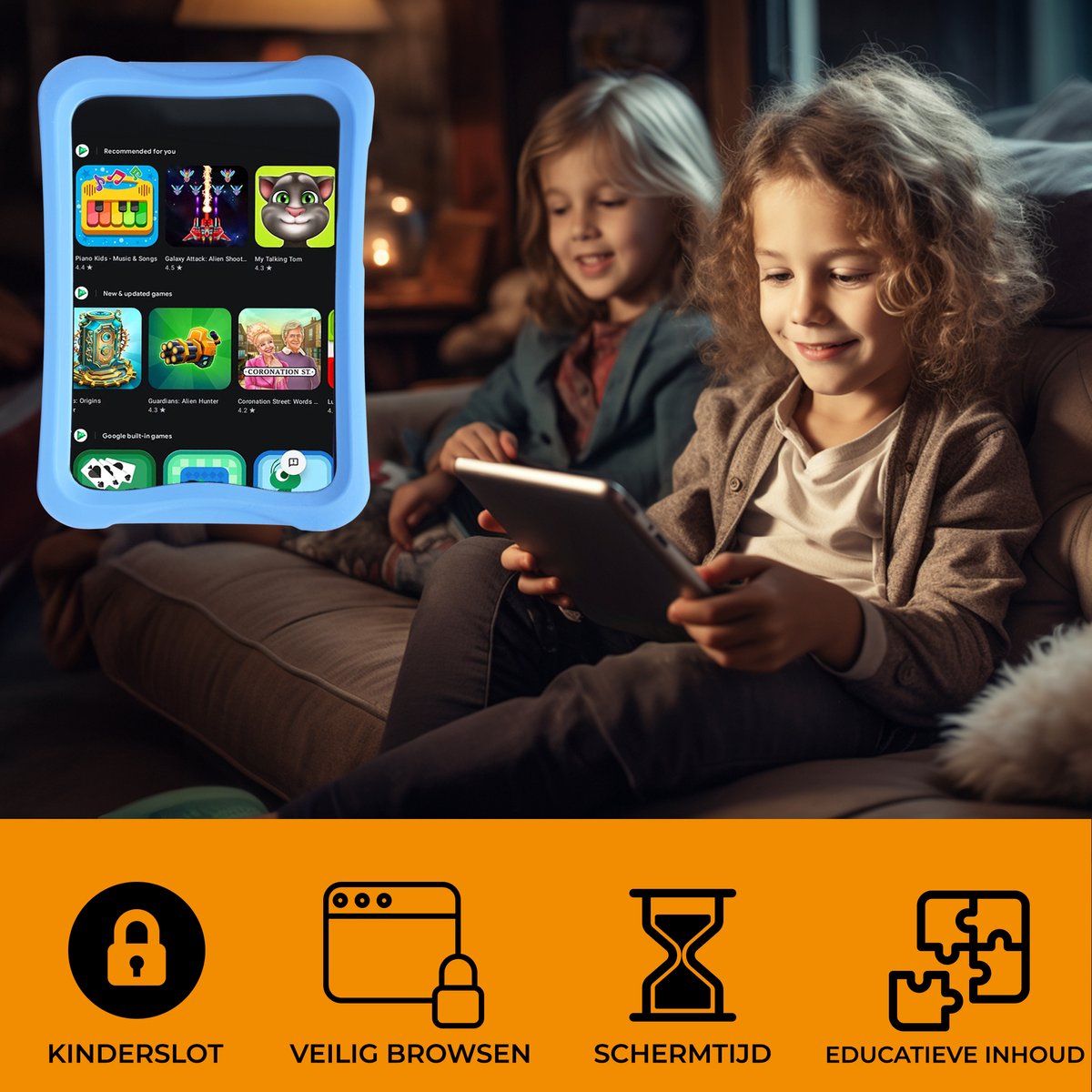Denver Kindertablet TIO80105K 8 Inch Android 13 4GB 64GB
