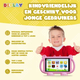 DEPLAY Kids Tablet LITE 4 7 Inch Roze