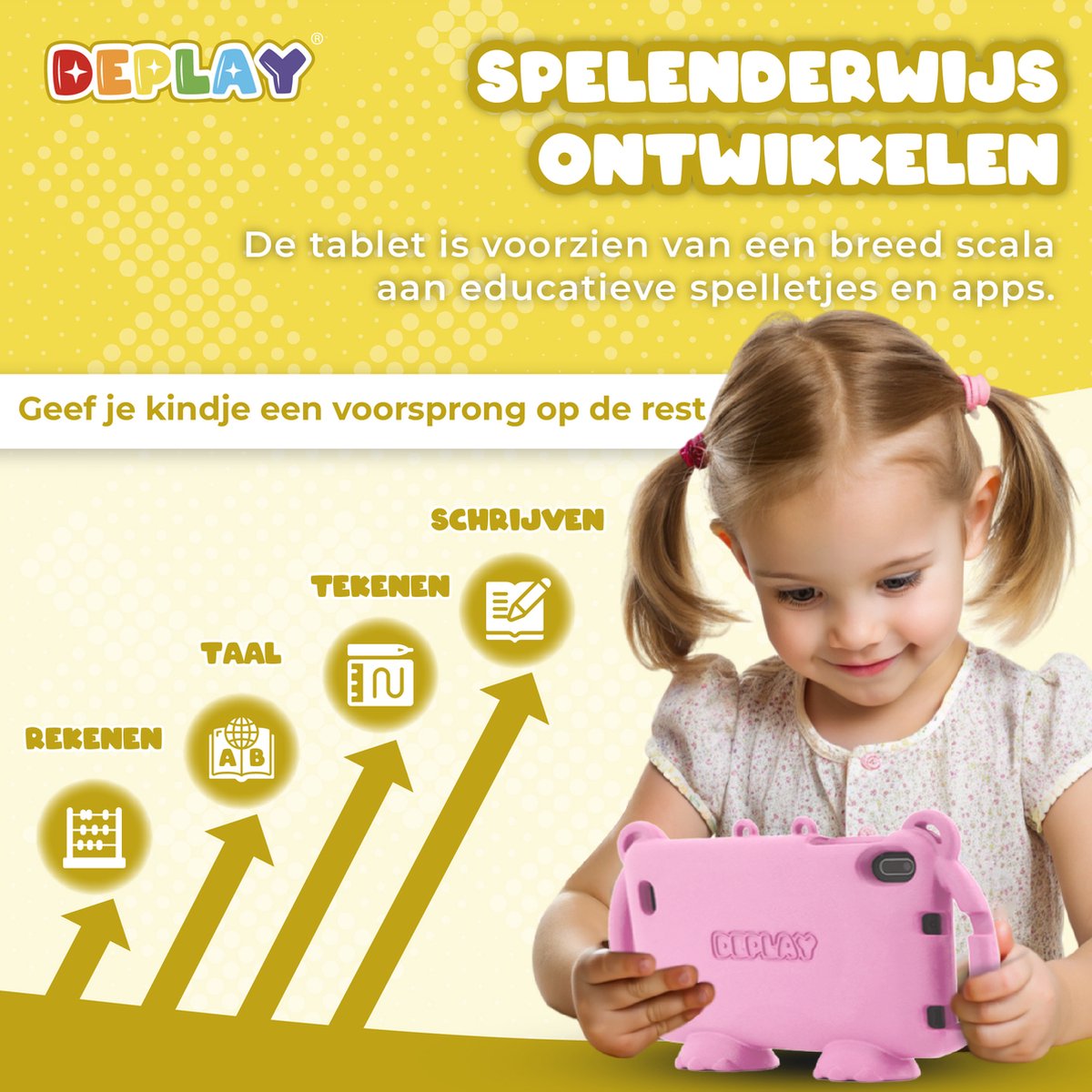 DEPLAY Kids Tablet LITE 4 7 Inch Roze