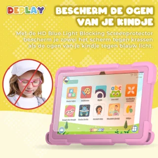 DEPLAY Kids Tablet PRO 4 - Kindertablet 10 inch Roze