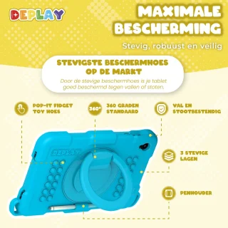 DEPLAY Kids Tablet SMART 4 8 Inch Blauw